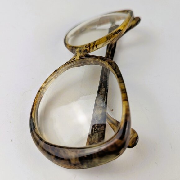 Vintage Women's Resin Swirl Oval Glasses - Picture 4 of 12